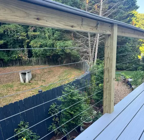 Deck construction project photograph 4