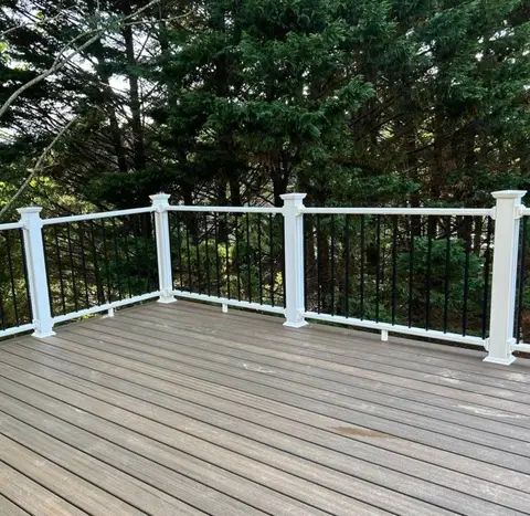 Deck construction project photograph 3