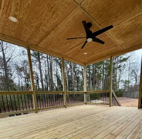 Deck construction project photograph 3