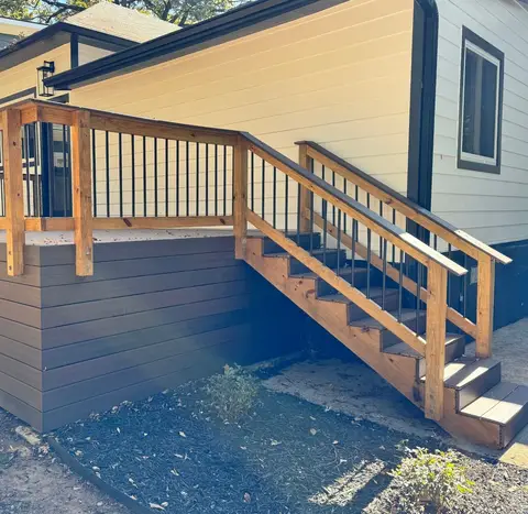 Deck construction project photograph 3
